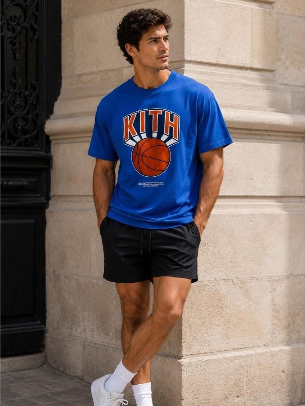 Kith Black Athletic Drawstring Shorts